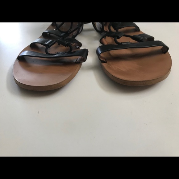 H&M Black Gladiator Sandals Size 8 (39) - Picture 5 of 7